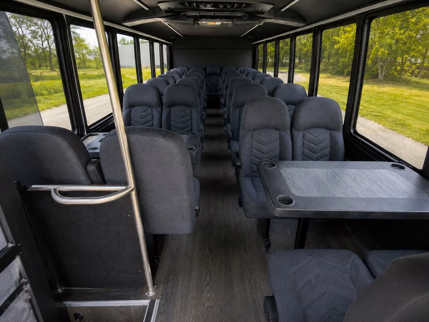 18 passenger minibus interior