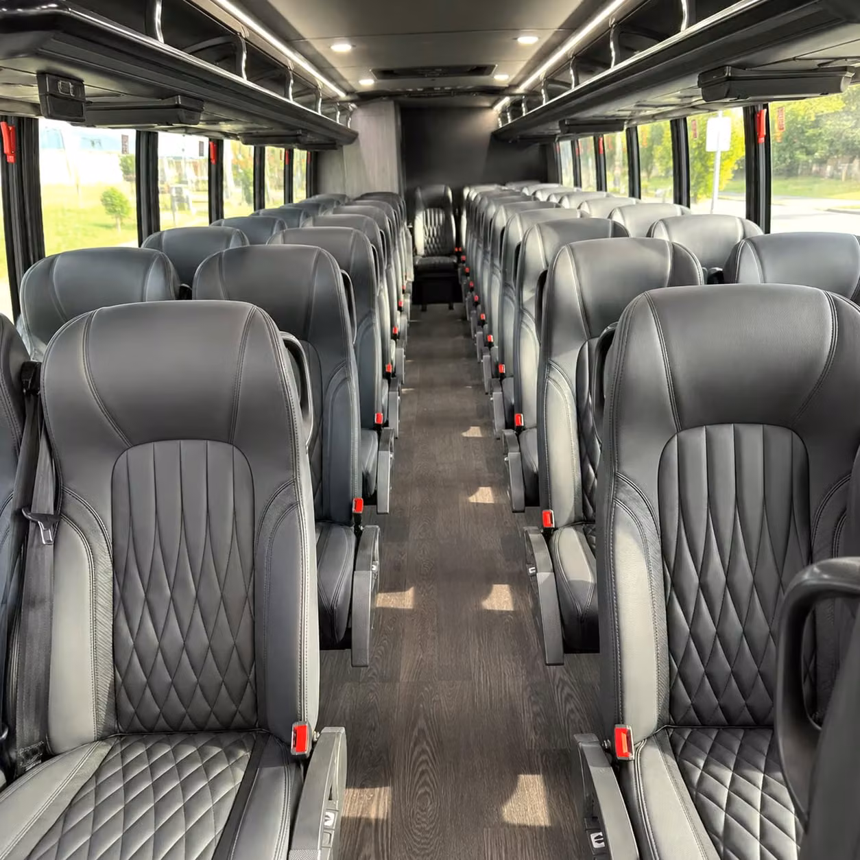 25 passenger minibus inside