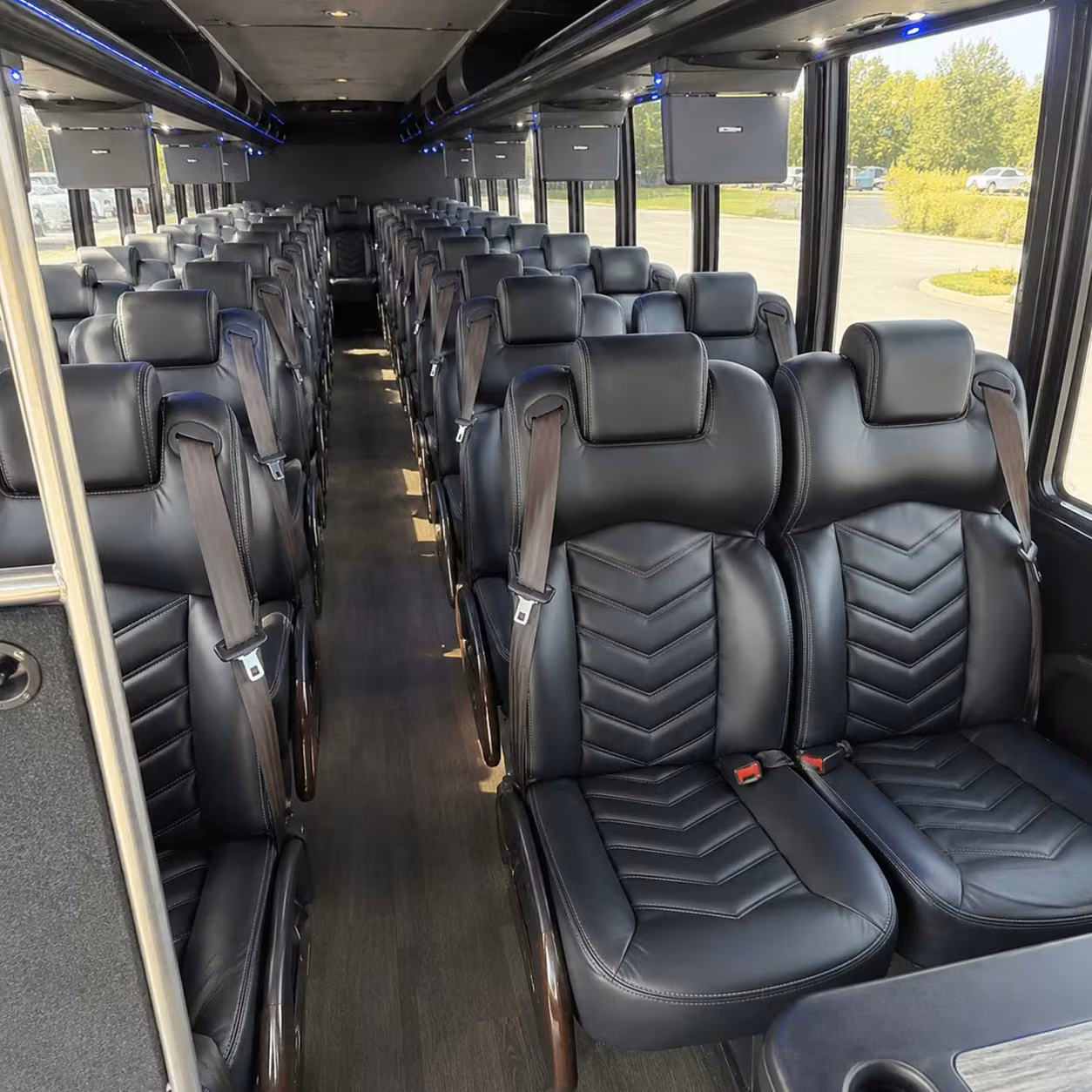 25 passenger minibus interior