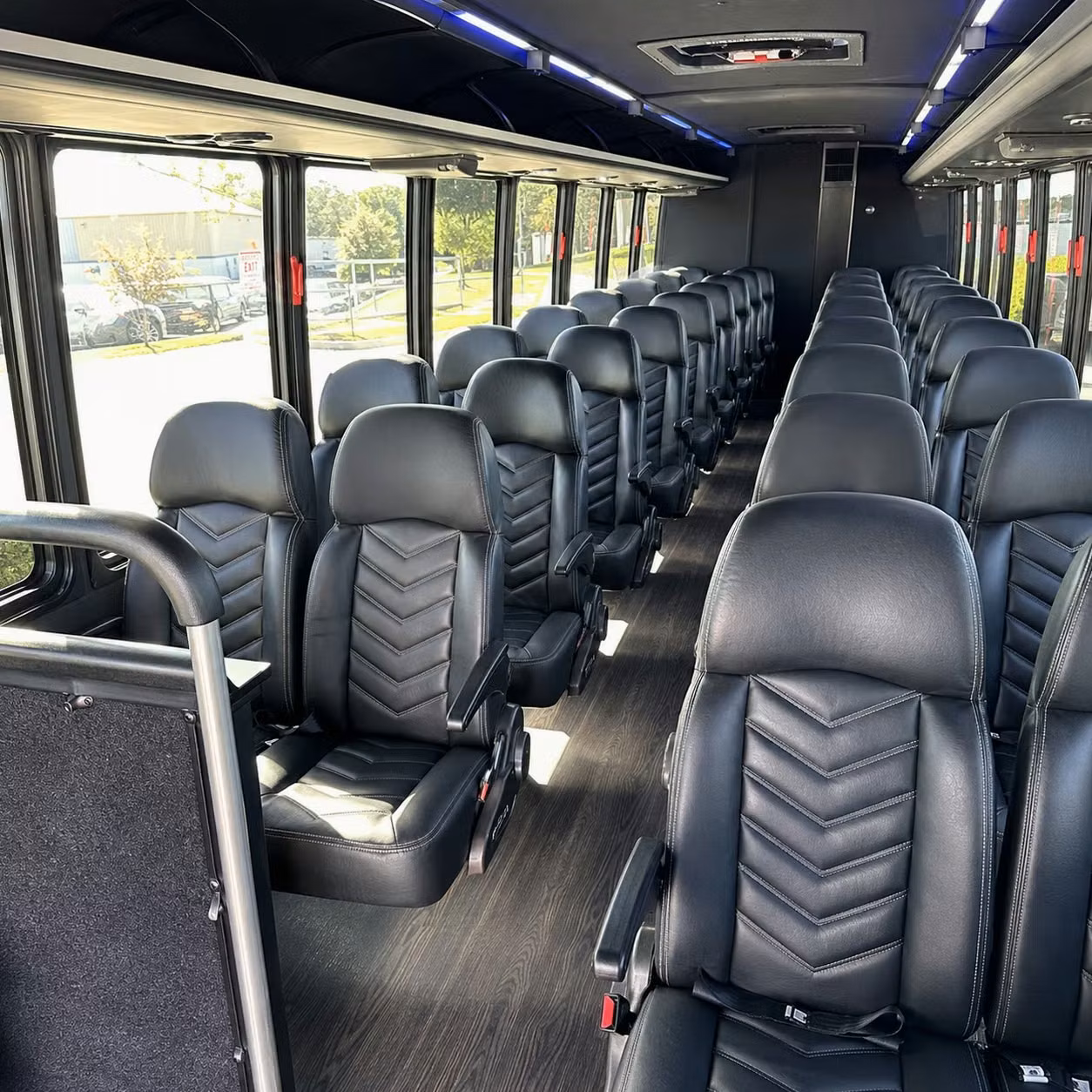 28 passenger minibus inside